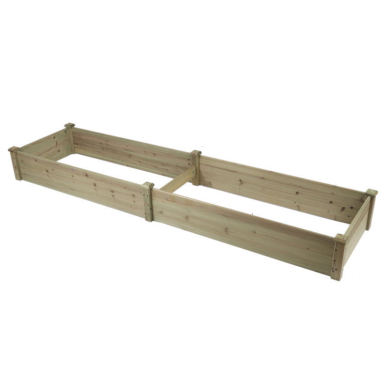 Union Rustic Jerold Wood Outdoor Raised Garden Bed & Reviews Wayfair